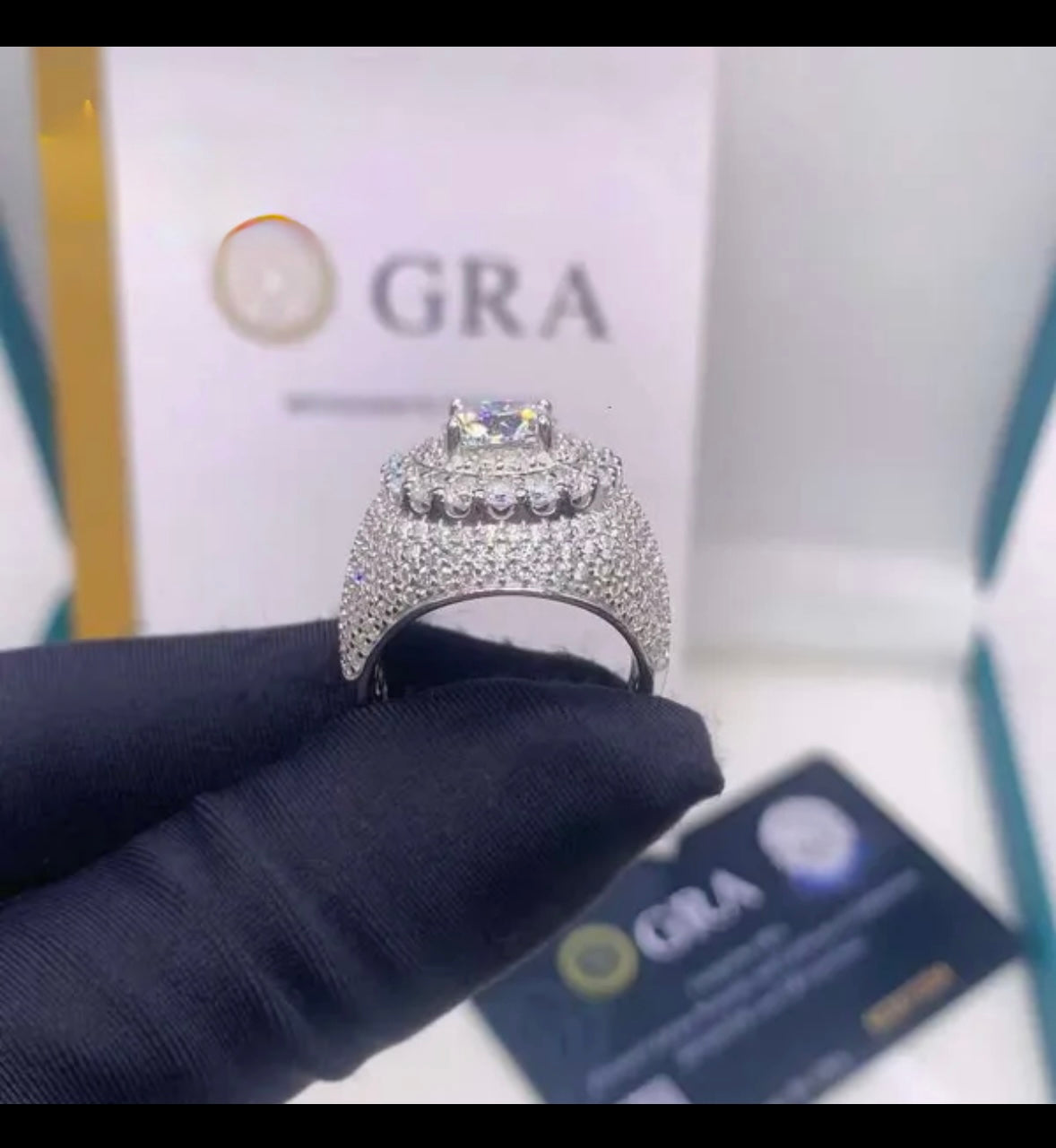 Custom Iced Out VVS Blossom Ring