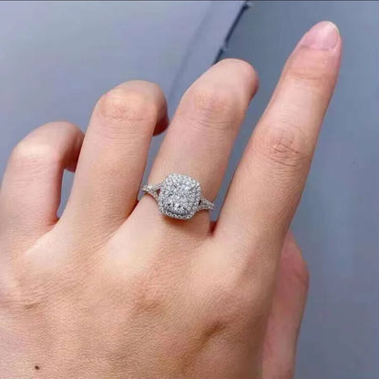 3Ct SquareVVS Engagement Ring