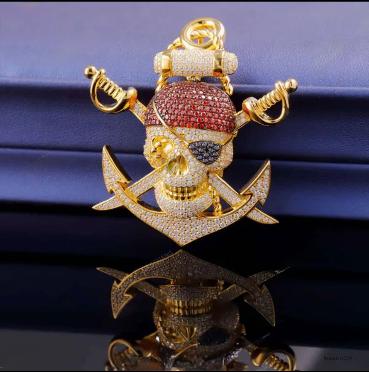 Custom VVS Pirate Pendant