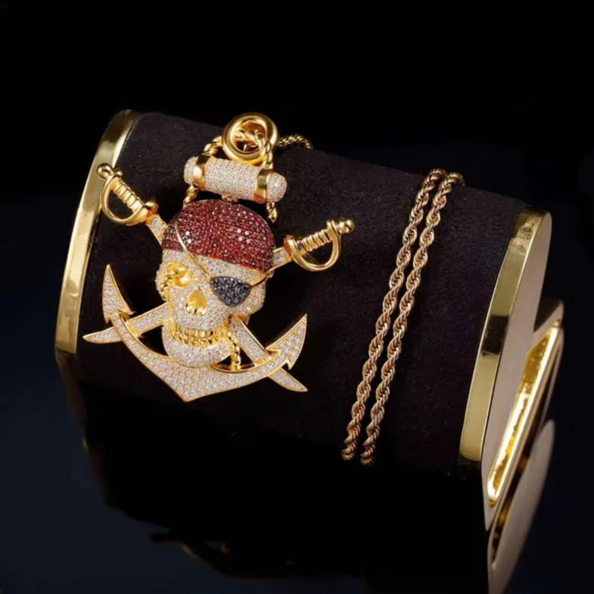 Custom VVS Pirate Pendant