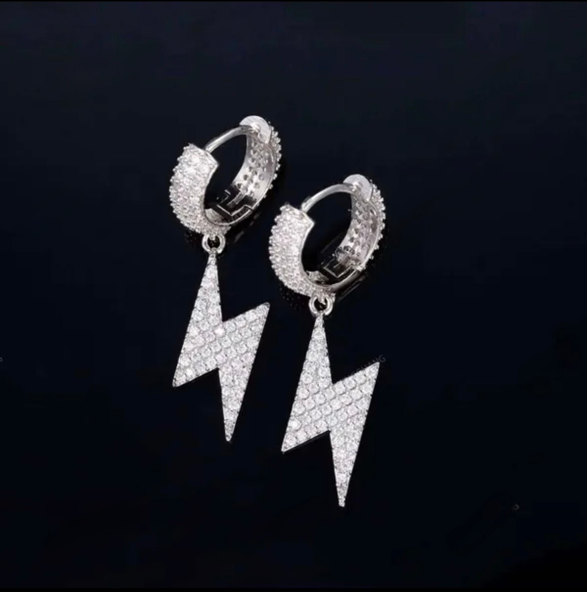VVS Lighting Bolt Earrings