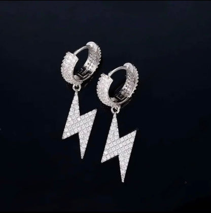 VVS Lighting Bolt Earrings