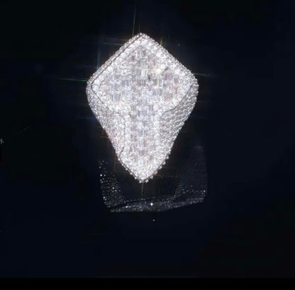 Iced Out VVS Championship Cross Ring