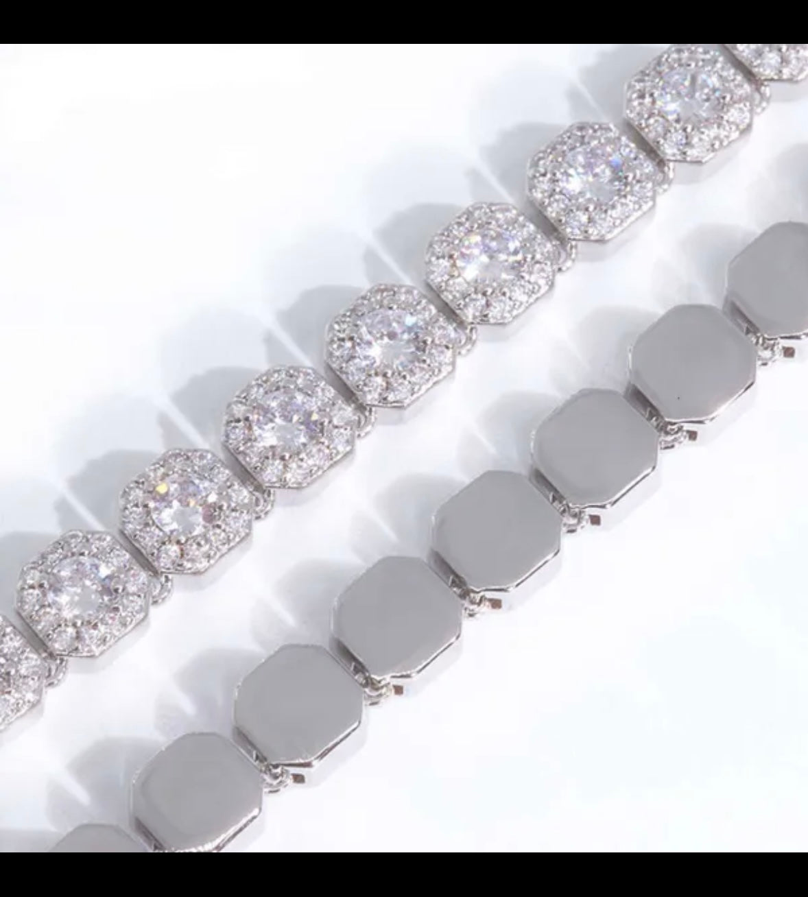 Custom VVS Large 12mm Tennis Chain