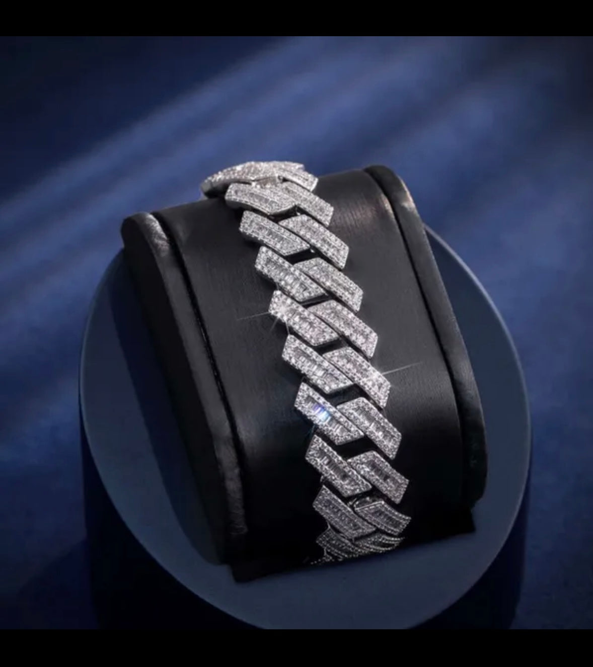 19mm Crafted Baguette VVS Cuban Link Chain