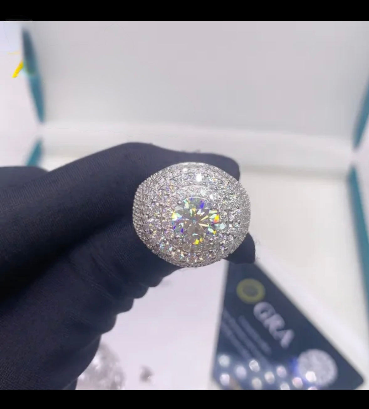 Custom Iced Out VVS Blossom Ring