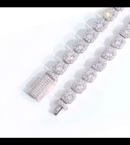 Custom VVS Large 12mm Tennis Chain