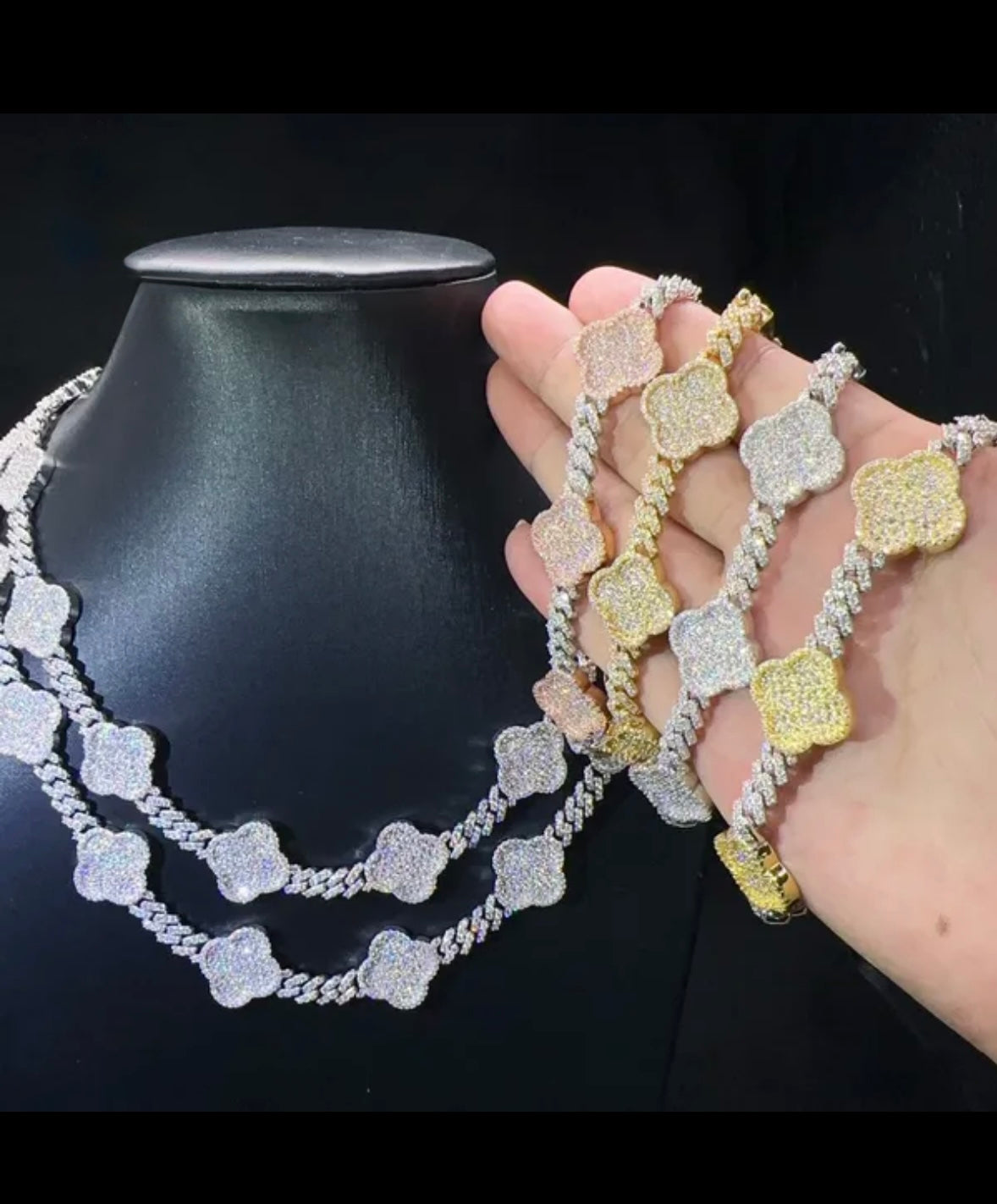Clover Leaf VVS Chain