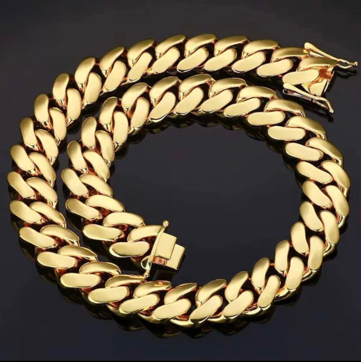 Everyday 18k 15mm Cuban Gold Chain