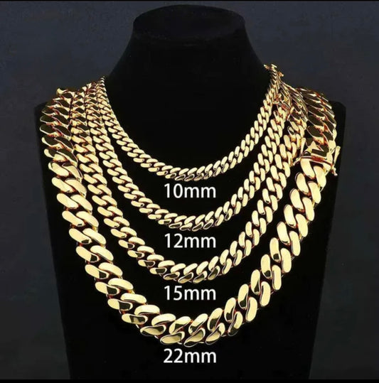Everyday 18k 22mm Cuban Gold Chain
