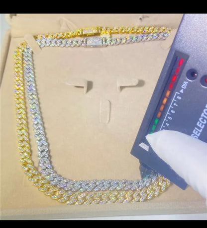 8mm One Row Luxury VVS Cuban Link Chain
