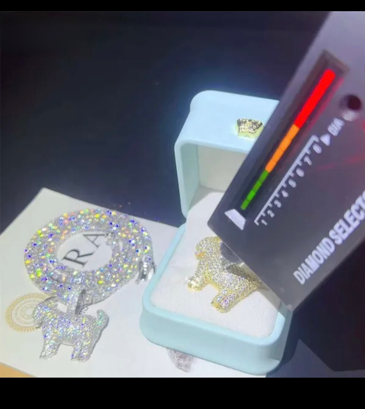 Iced Out VVS GOAT Pendant