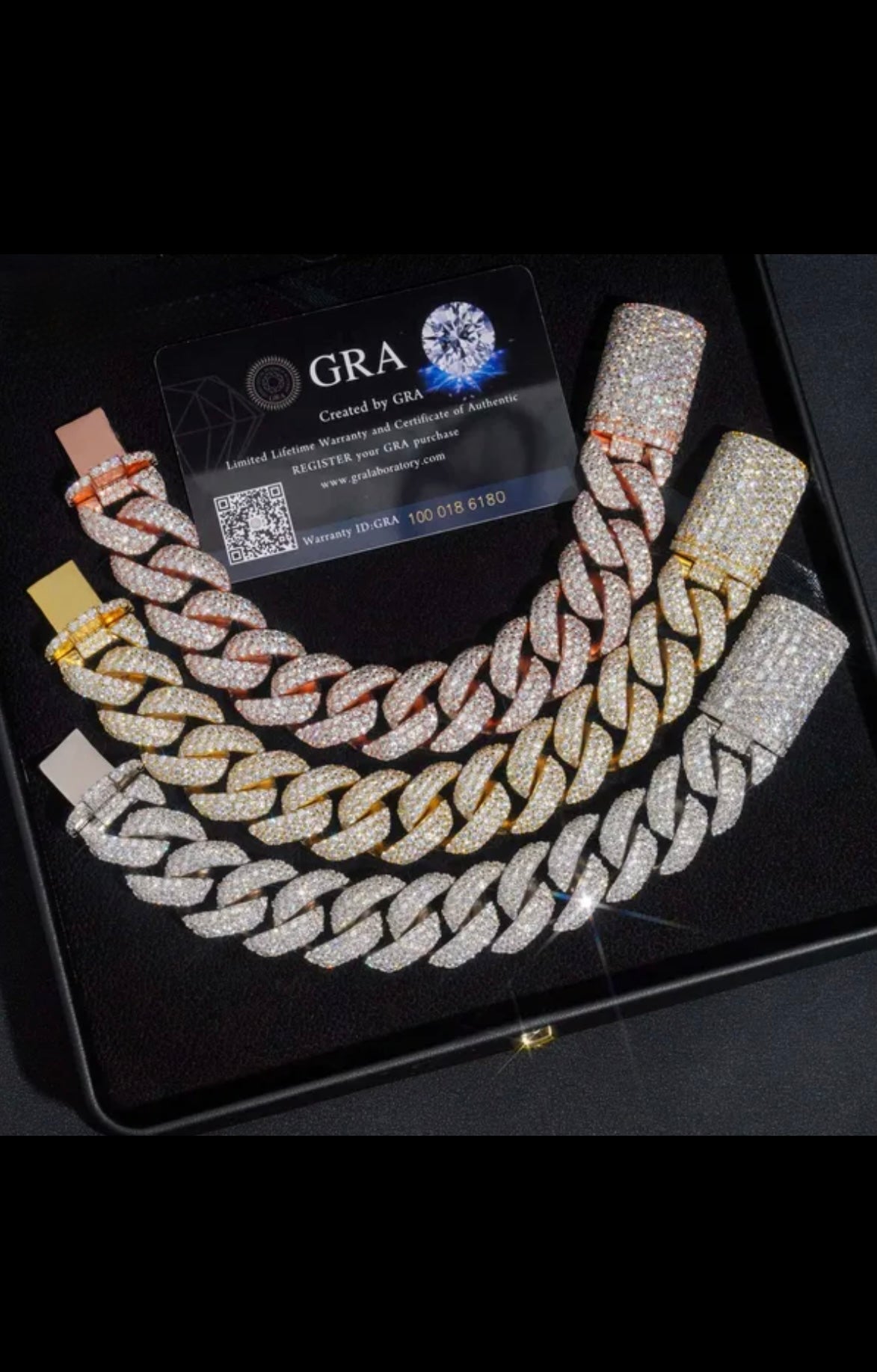 Iced out 20mm 925 Cuban link Bracelet