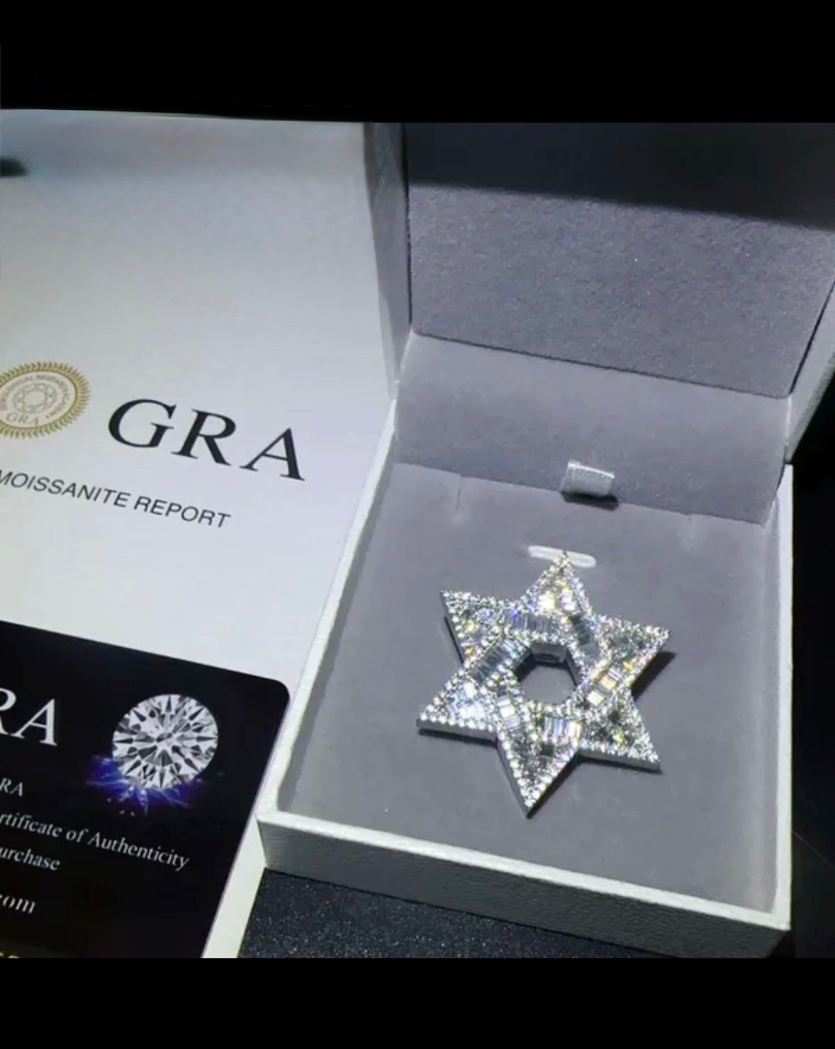 Iced Out Hexagon Pendant