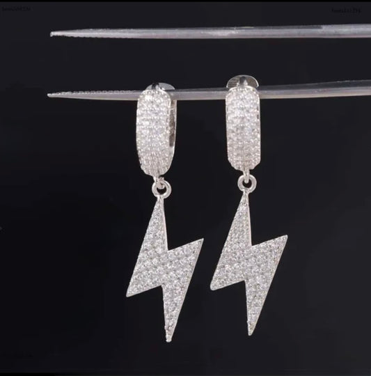 VVS Lighting Bolt Earrings
