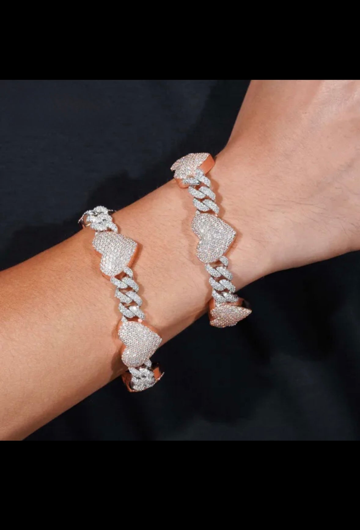 925 Sterling Silver Heart Bracelet