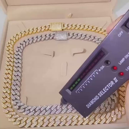 8mm One Row Luxury VVS Cuban Link Chain