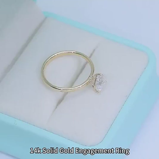 14K 1CT Engagement RIng